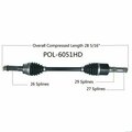 Wide Open Heavy Duty CV Axle for POL HD REAR L/R RANGER DIESEL 11-14 POL-6051HD